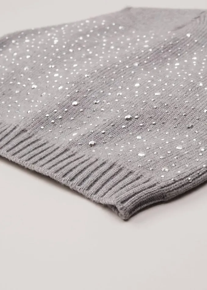Phase Eight Grey Sparkly Beanie Pale Grey Women Fascinators and Hats