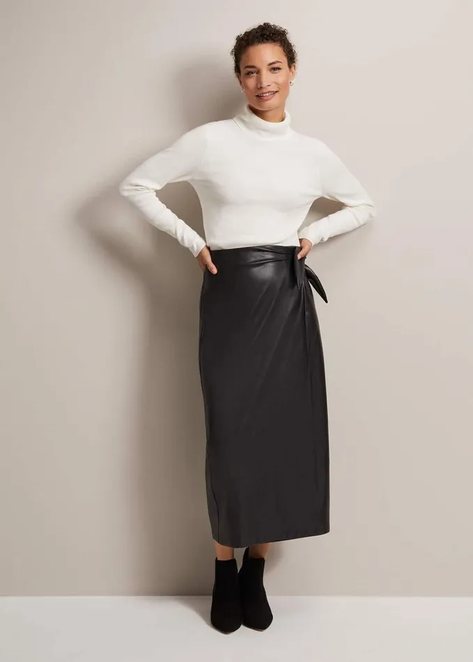Phase Eight Gwyneth Ivory Roll Neck Jumper Ivory Women Knitwear