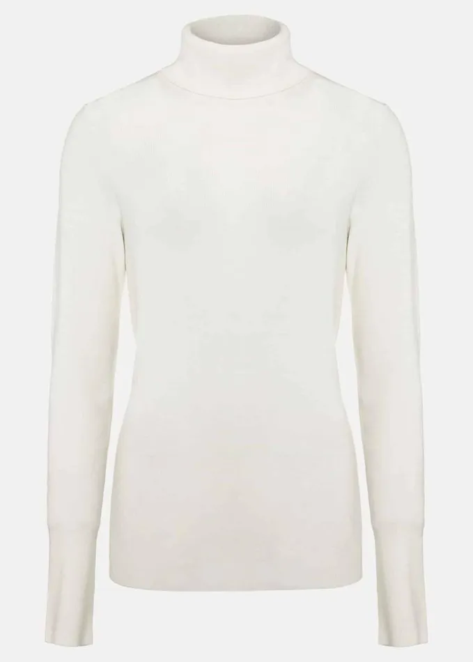 Phase Eight Gwyneth Ivory Roll Neck Jumper Ivory Women Knitwear