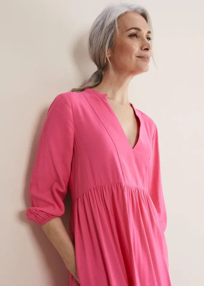 Phase Eight Jayde Midaxi Dress Pink Women Dresses