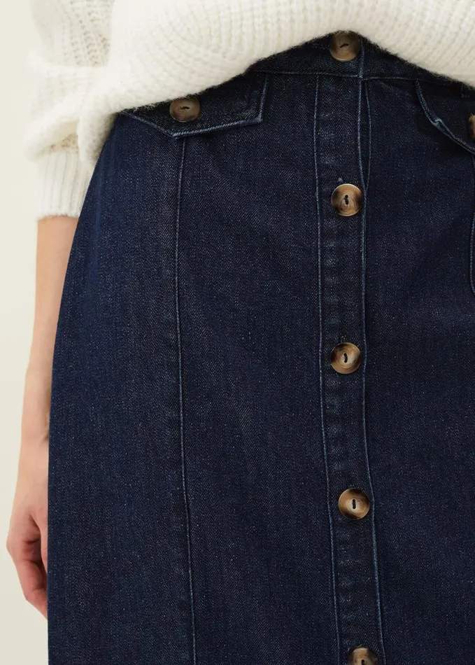 Phase Eight Jessa Denim Midi Pencil Skirt Denim Women Skirts