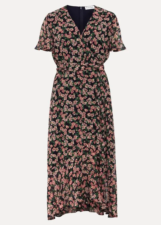 Phase Eight Juliette Fil Coupe Print Dress Multicoloured Women Dresses