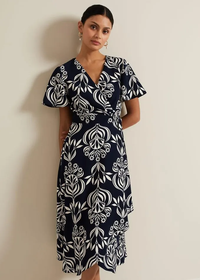 Phase Eight Julissa Printed Dress Multicoloured Women Dresses