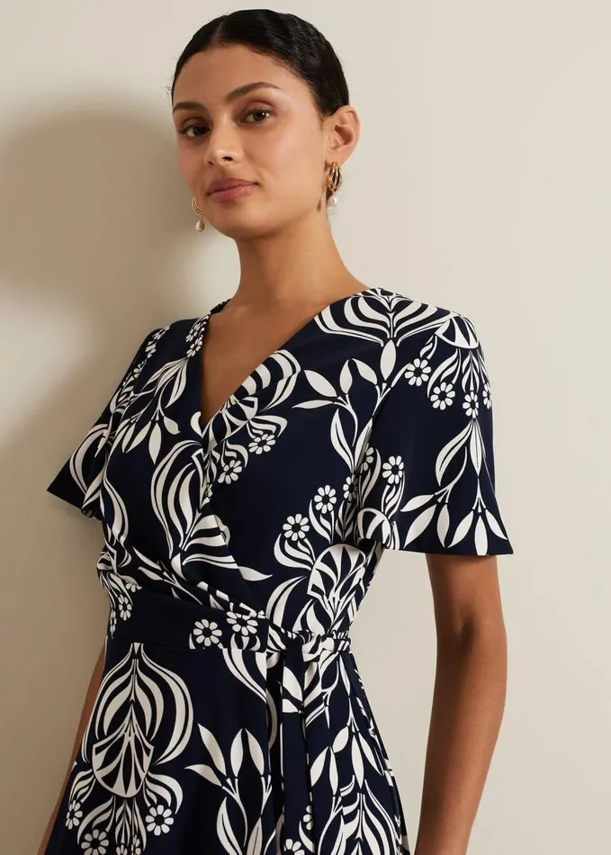 Phase Eight Julissa Printed Dress Multicoloured Women Dresses