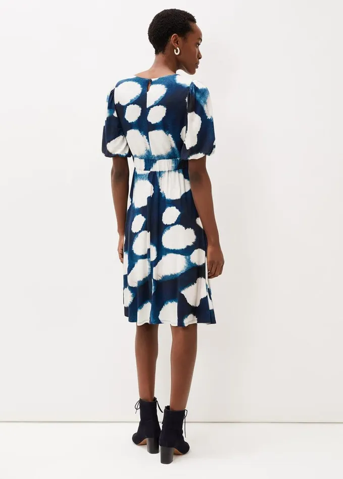 Phase Eight Kaitlyn Abstract Spot Print Dress Multicoloured Women Dresses