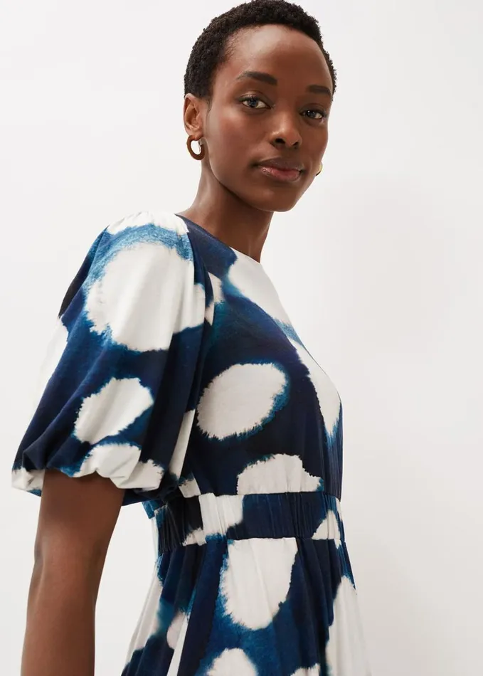 Phase Eight Kaitlyn Abstract Spot Print Dress Multicoloured Women Dresses