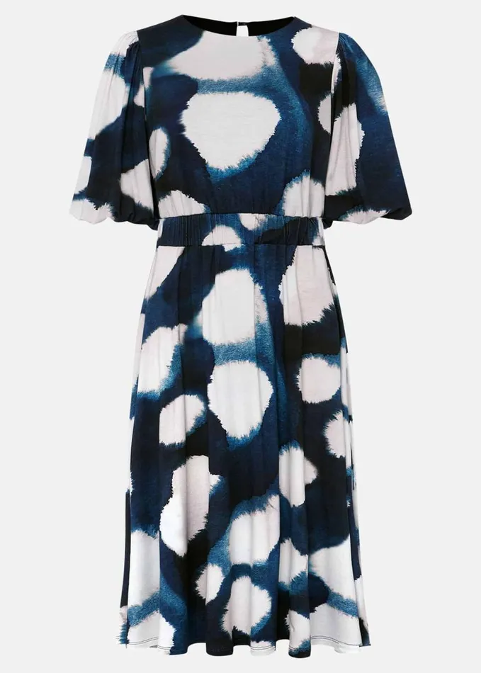 Phase Eight Kaitlyn Abstract Spot Print Dress Multicoloured Women Dresses