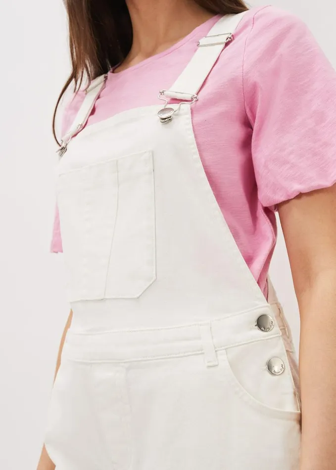 Phase Eight Khari Denim Dungarees White Women Dresses