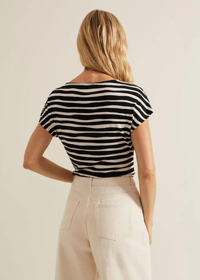 Phase Eight Kiara Striped Top Blackstone Women Tops and TShirts