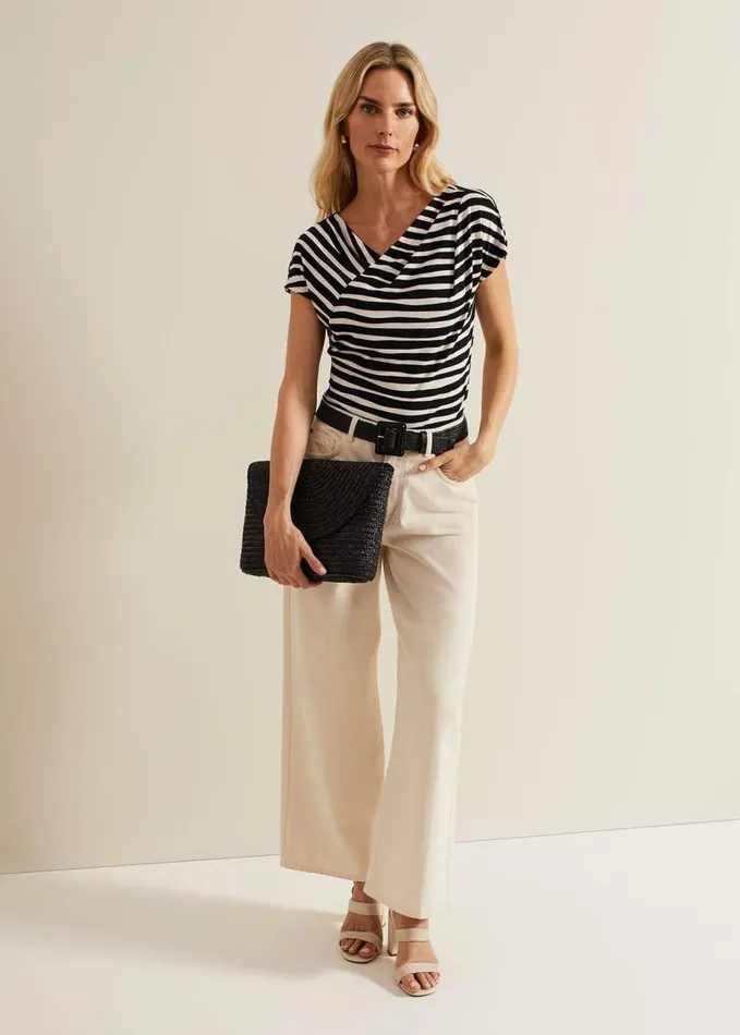 Phase Eight Kiara Striped Top Blackstone Women Tops and TShirts