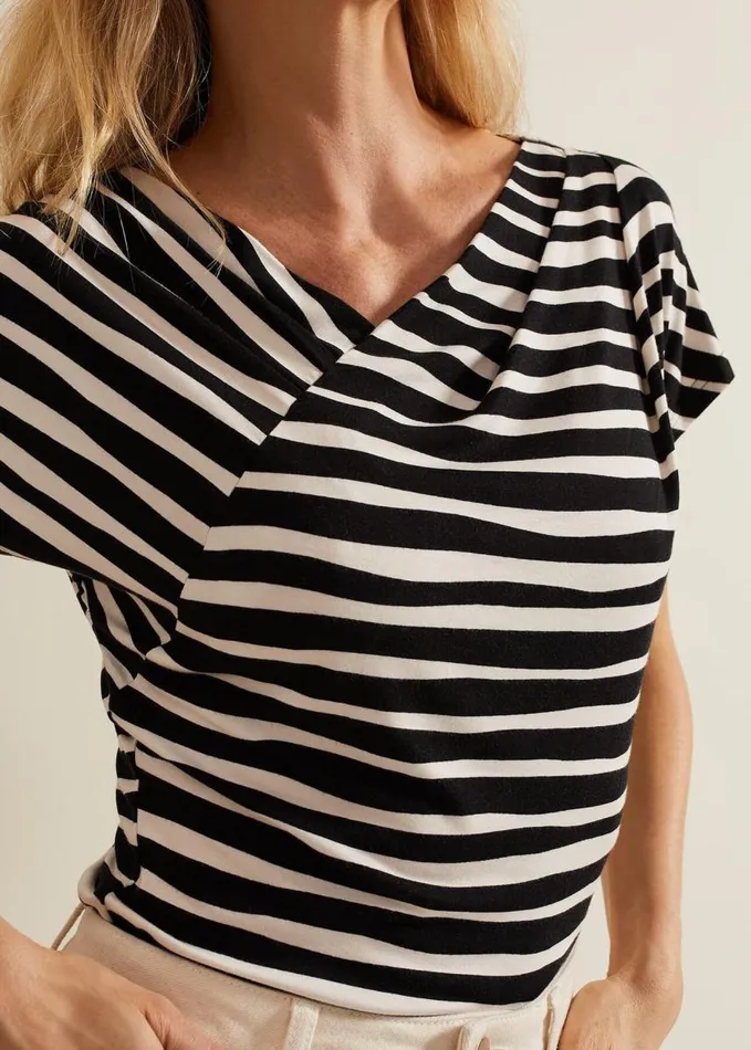 Phase Eight Kiara Striped Top Blackstone Women Tops and TShirts