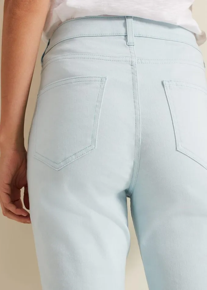 Phase Eight Lindsey Cropped Straight Leg Jeans Blue Women Jeans