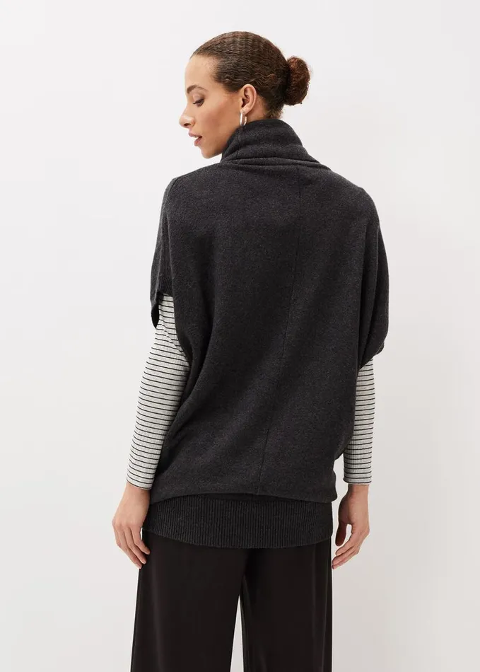 Phase Eight Lula Sleeveless Knit Tunic Dress Charcoal Women Dresses
