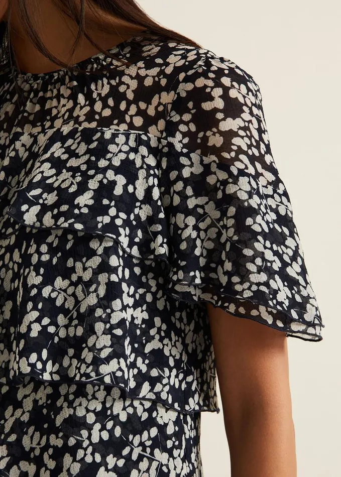 Phase Eight Maeve Floral Tiered Shift Dress Multicoloured Women Dresses