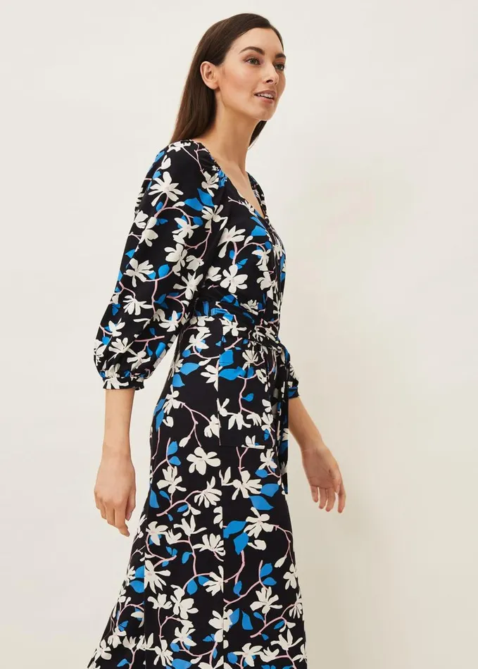 Phase Eight Magnolia Floral Jersey Jumpsuit Navymulti Women Dresses