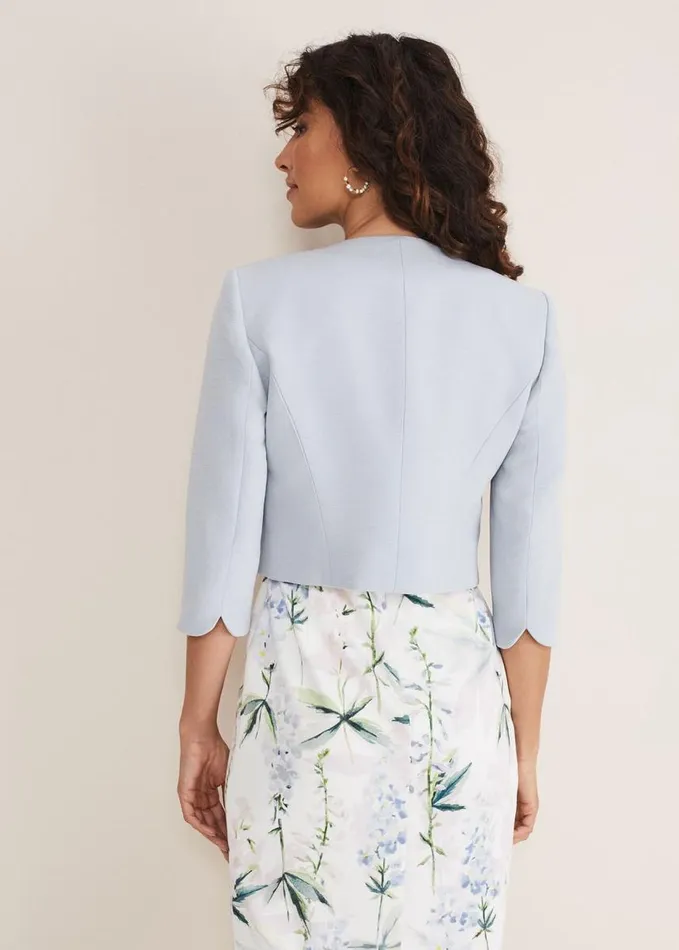 Phase Eight Maria Textured Jacklet Mineral Women Jackets