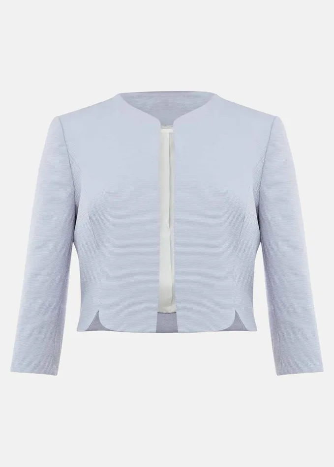 Phase Eight Maria Textured Jacklet Mineral Women Jackets