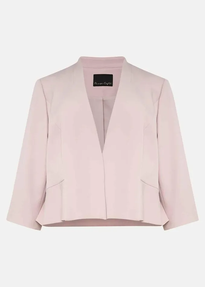 Phase Eight Mariposa Peplum Jacket Antique Rose Women Jackets