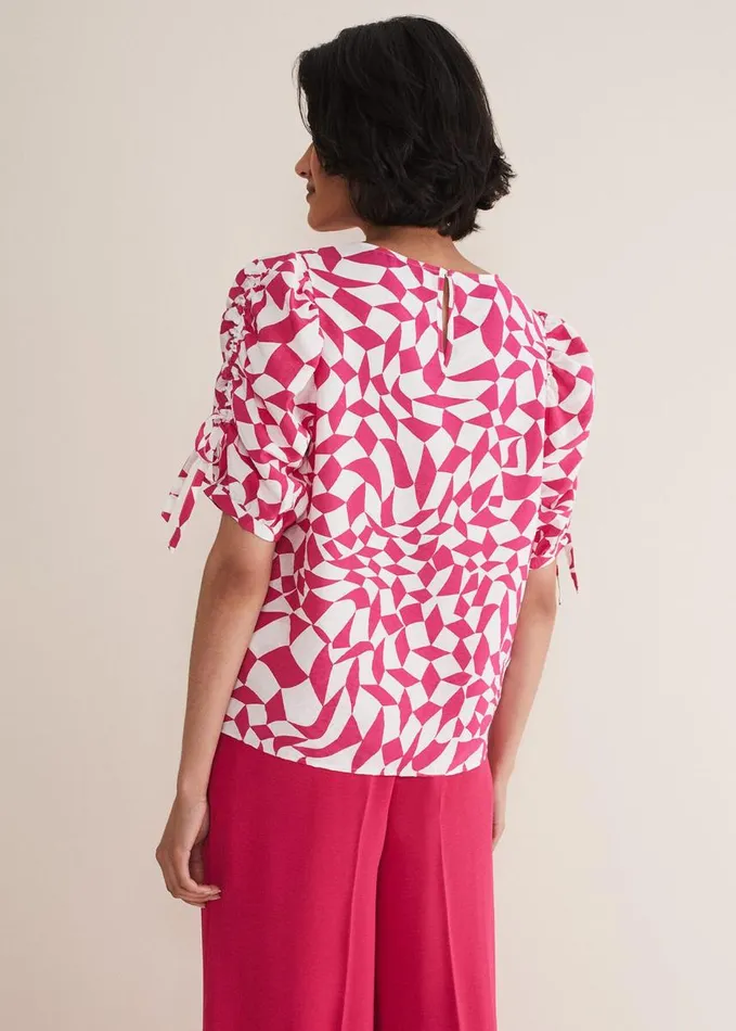 Phase Eight Marnie Geo Top Multicoloured Women Shirts and Blouses