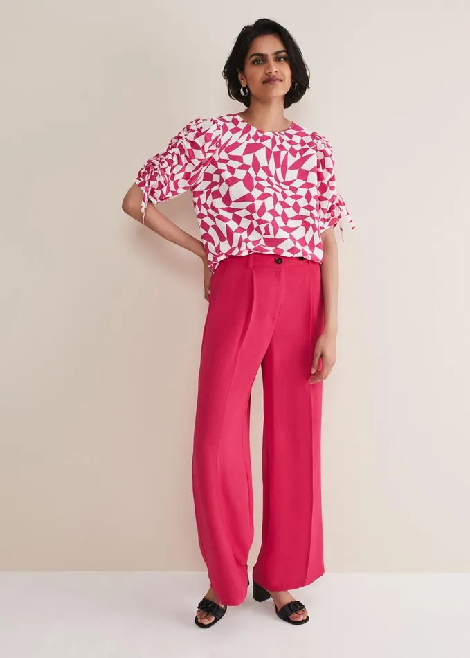 Phase Eight Marnie Geo Top Multicoloured Women Shirts and Blouses