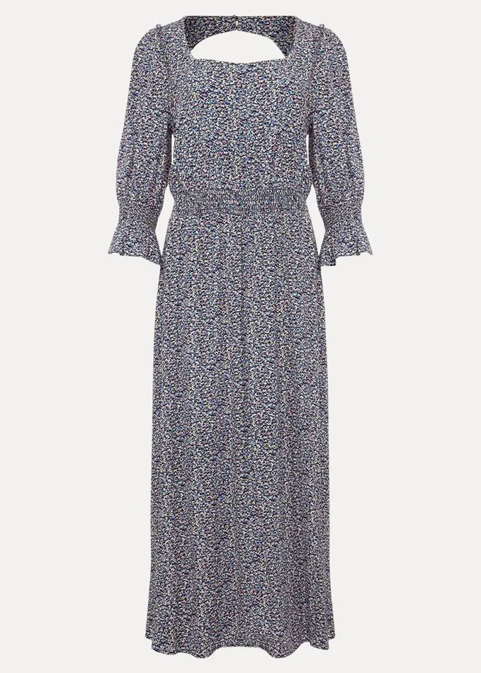 Phase Eight Millie Ditsy Print Dress Blue Multi Women Dresses