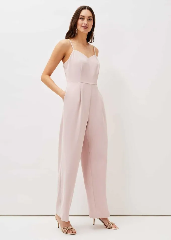 Phase Eight Mindy Wide Leg Jumpsuit Ivoryantique Rose Women Dresses