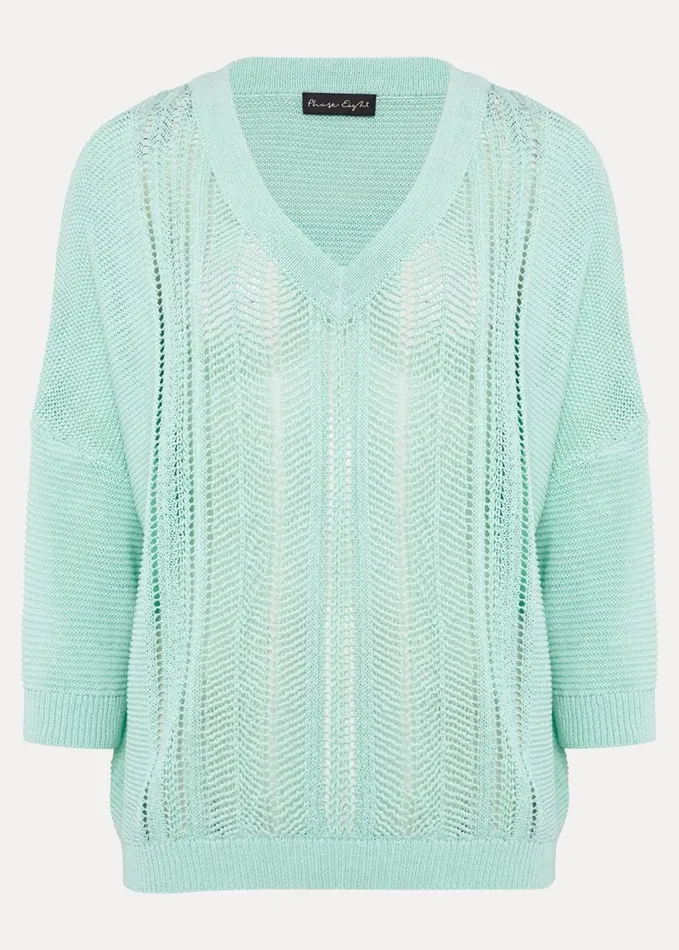 Phase Eight Nadia Tape Knit Mint Women Knitwear
