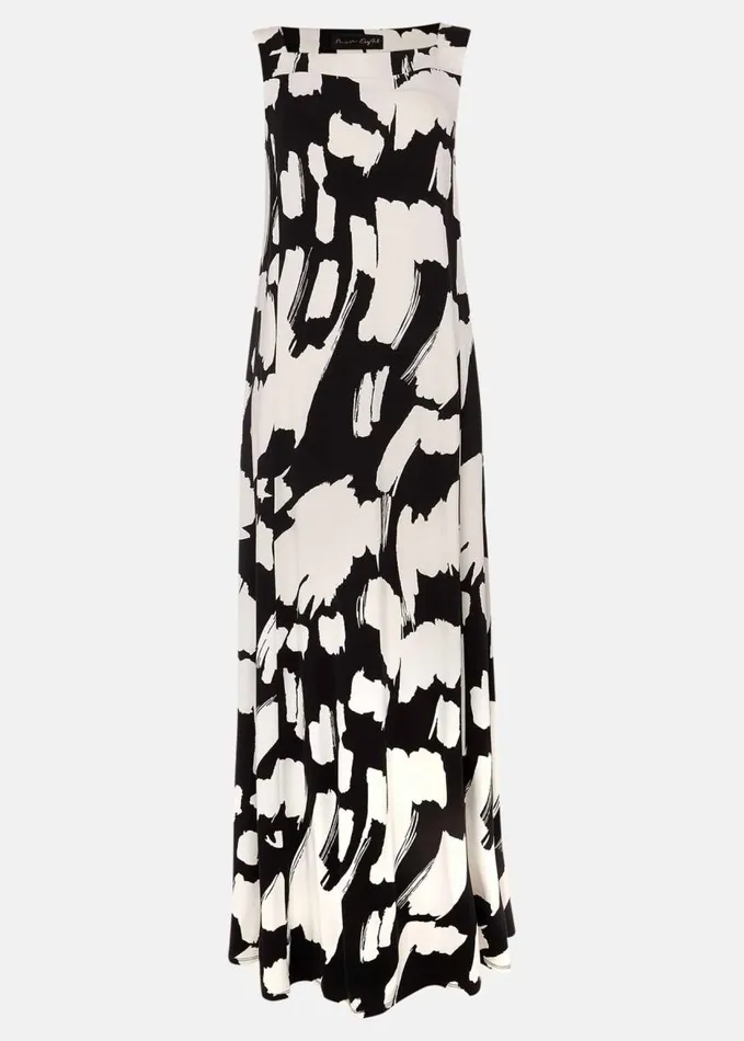 Phase Eight Narissa Square Neck Maxi Dress Blackivory Women Dresses