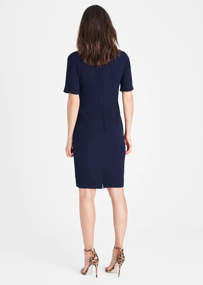 Phase Eight Nina City Suit Dress Navy Women Dresses