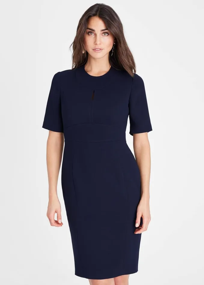 Phase Eight Nina City Suit Dress Navy Women Dresses
