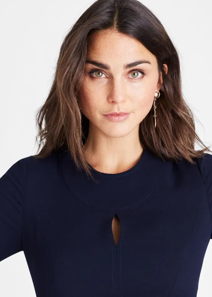 Phase Eight Nina City Suit Dress Navy Women Dresses