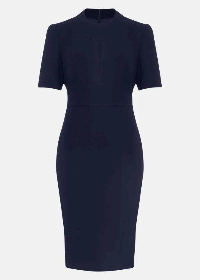 Phase Eight Nina City Suit Dress Navy Women Dresses