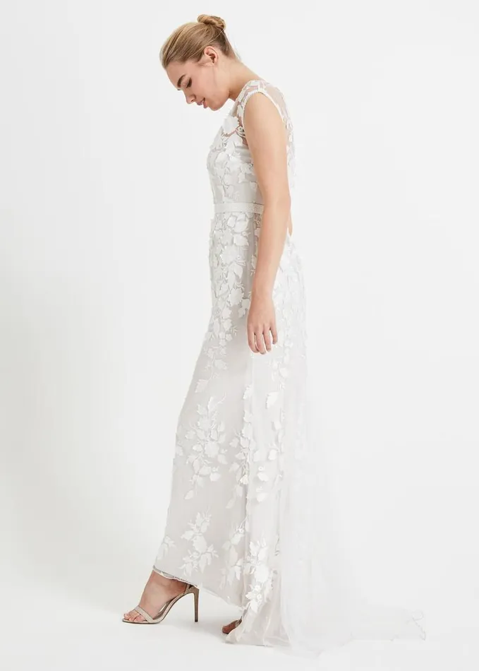 Phase Eight Peony 3d Lace Wedding Dress Almond Women Dresses