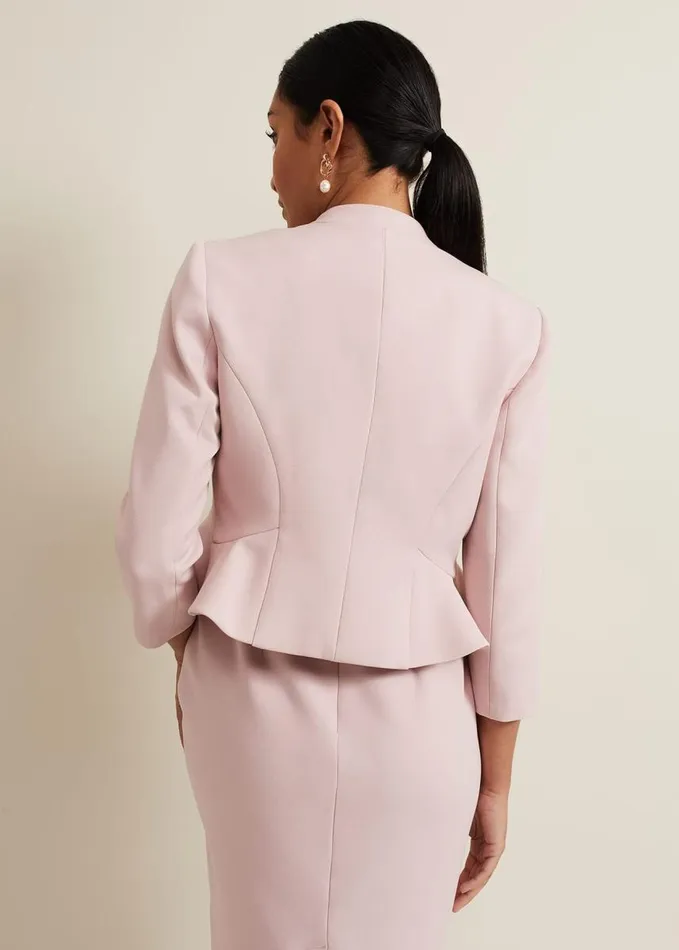 Phase Eight Petite Daisy Jacket Pale Pink Women Jackets