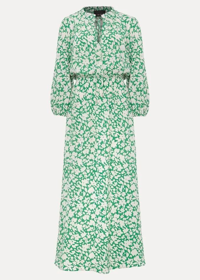 Phase Eight Phillipa Floral Midaxi Dress Greenivory Women Dresses