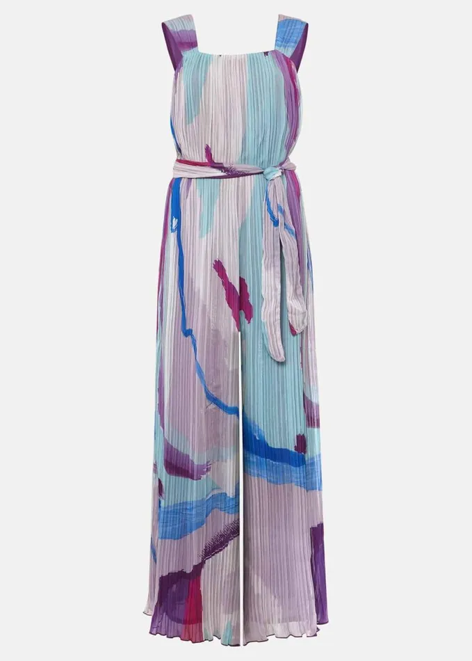 Phase Eight Rhona Abstract Wide Leg Jumpsuit Multicoloured Women Dresses