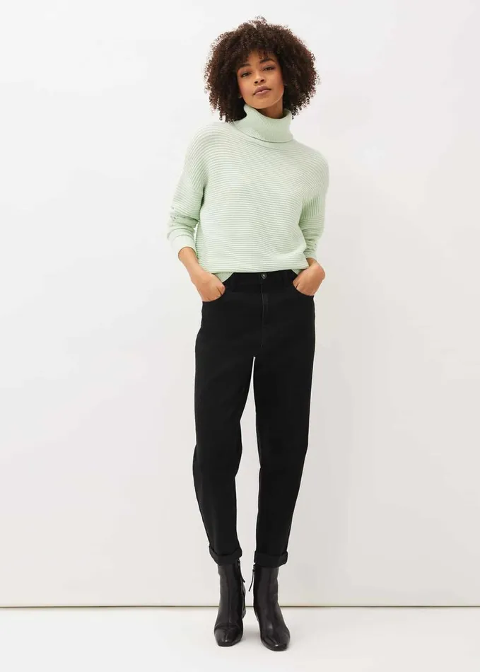 Phase Eight Rocco Ribbed Knit Jumper Mint Women Knitwear