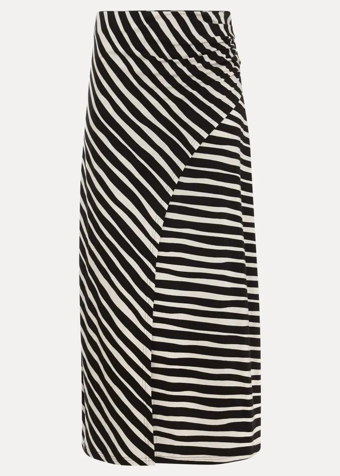 Phase Eight Rory Jersey Printed Maxi Skirt Blackstone Women Skirts