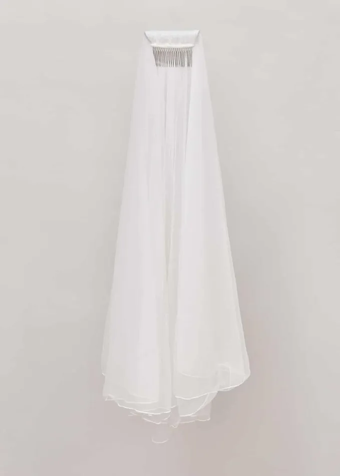 Phase Eight Short Double Tier Veil Ivory Women Fascinators and Hats
