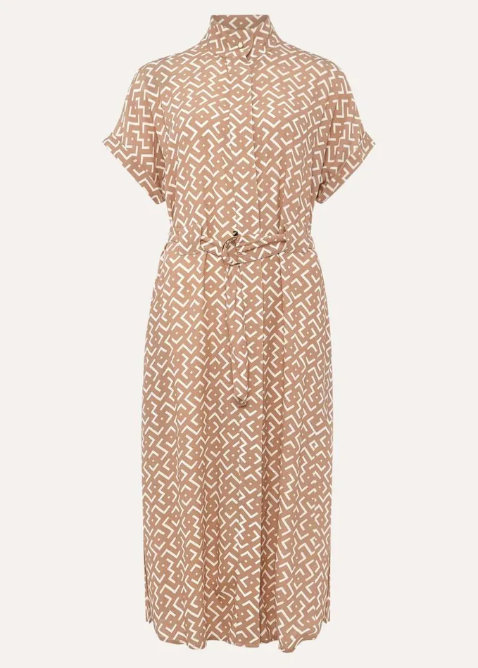 Phase Eight Tilda Geo Shirt Dress Neutral Women Dresses