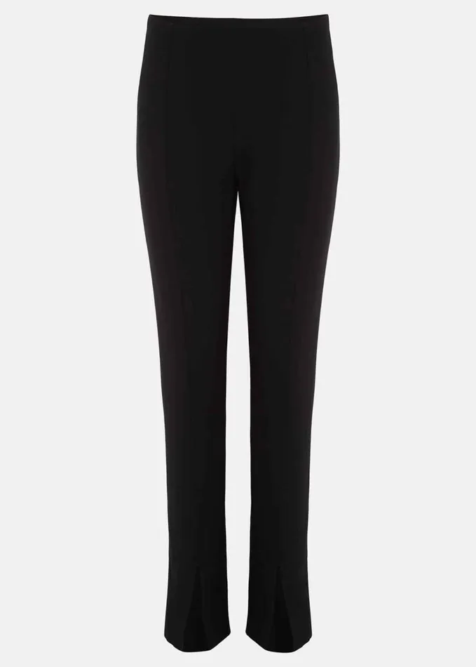 Phase Eight Trixie Split Front Ponte Leggings Black Women Trousers