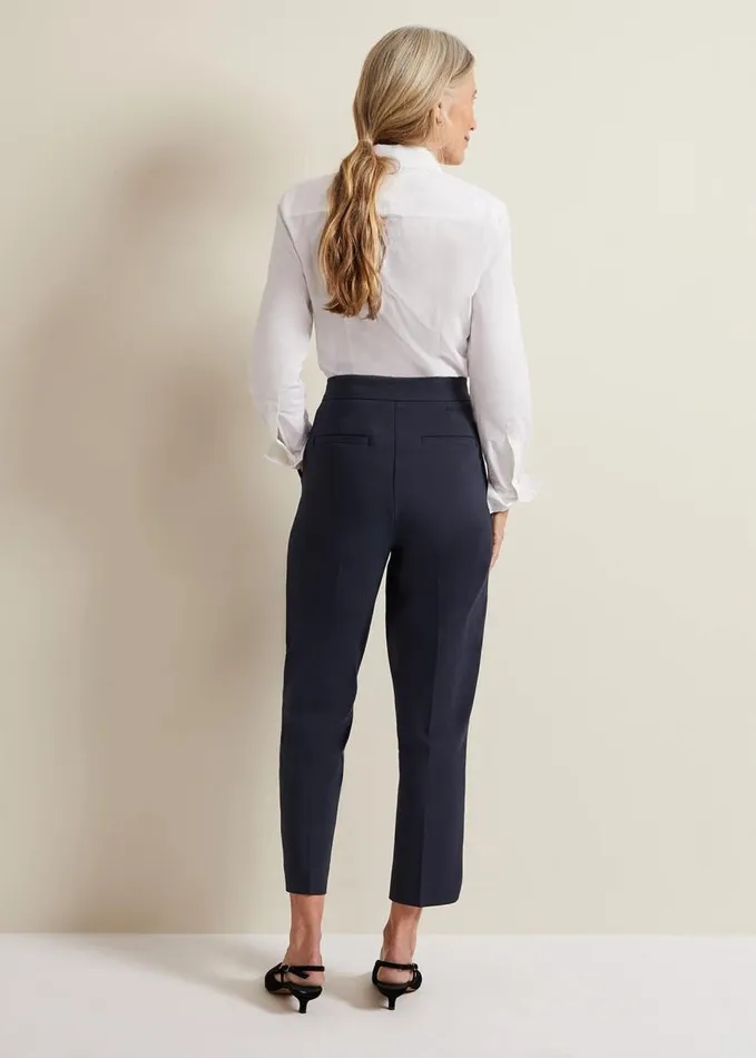 Phase Eight Ulrica Tapered Suit Trouser Navy Women Trousers