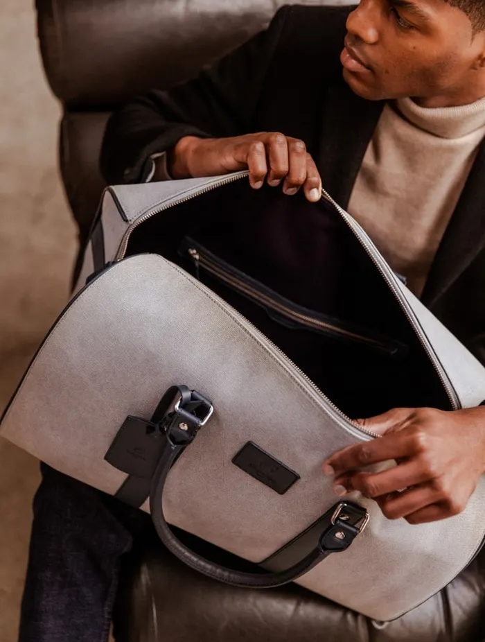 Positano Sorrento Grey Men Bobbies Travel Bags Positano Sorrento Grey Men Bobbies Travel Bags