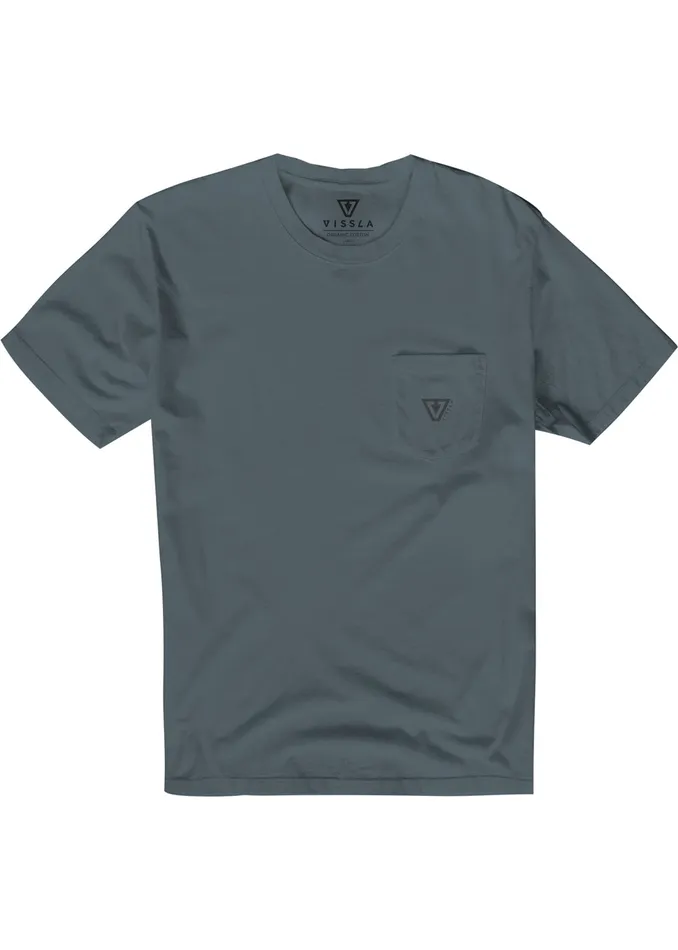 Premium Tees Established Premium Pkt Tee Graphite 8211 Vissla Men