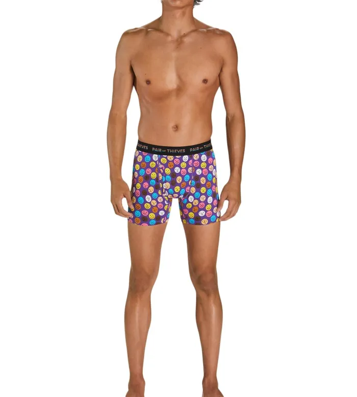 Pride Superfit Boxer Briefs Purple Underwear 1 Pack Men Pair Of Thieves Boxer Briefs