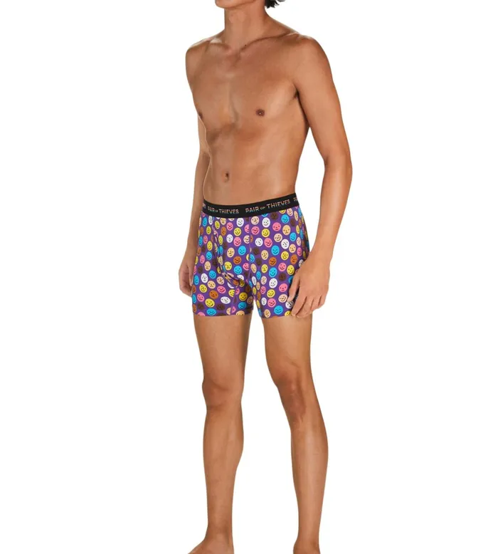 Pride Superfit Boxer Briefs Purple Underwear 1 Pack Men Pair Of Thieves Boxer Briefs