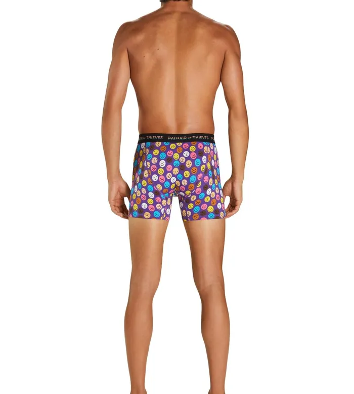 Pride Superfit Boxer Briefs Purple Underwear 1 Pack Men Pair Of Thieves Boxer Briefs