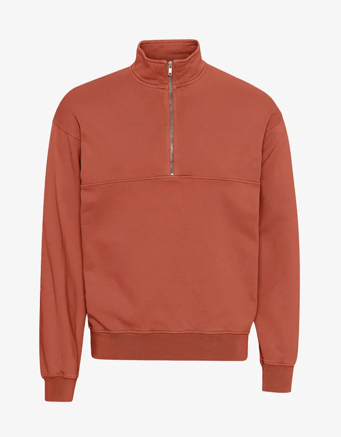 Quarter Zips Colorfulstandard Women Organic Quarter Zip 8211 Dark Amber