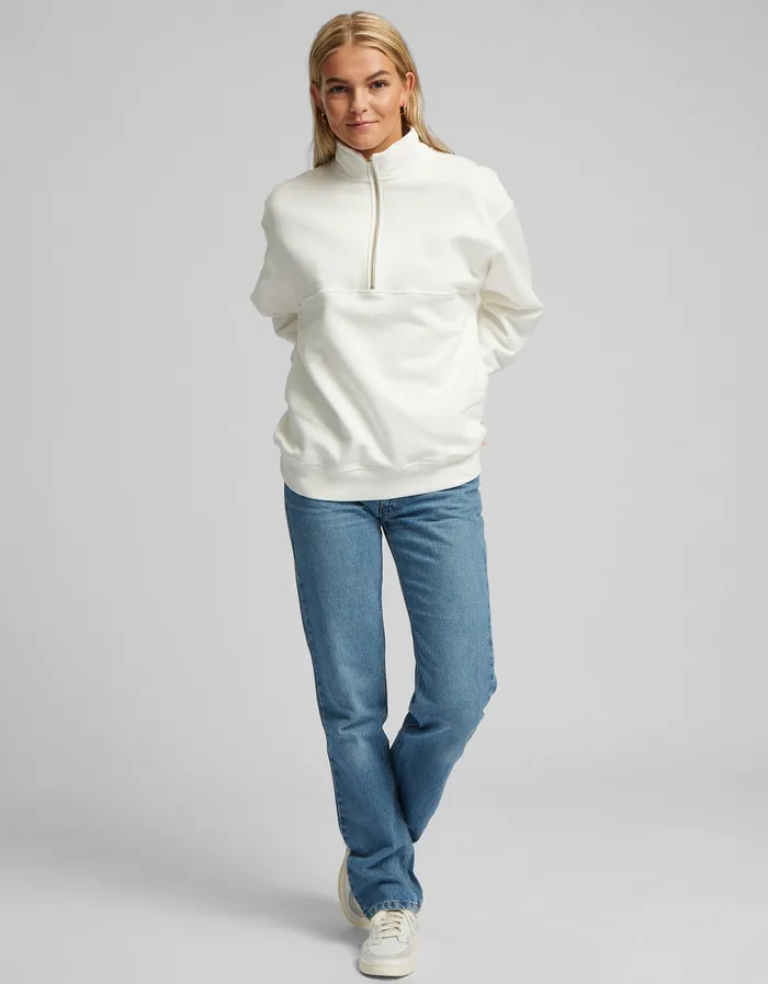 Quarter Zips Organic Quarter Zip 8211 Faded Pink Colorfulstandard Women