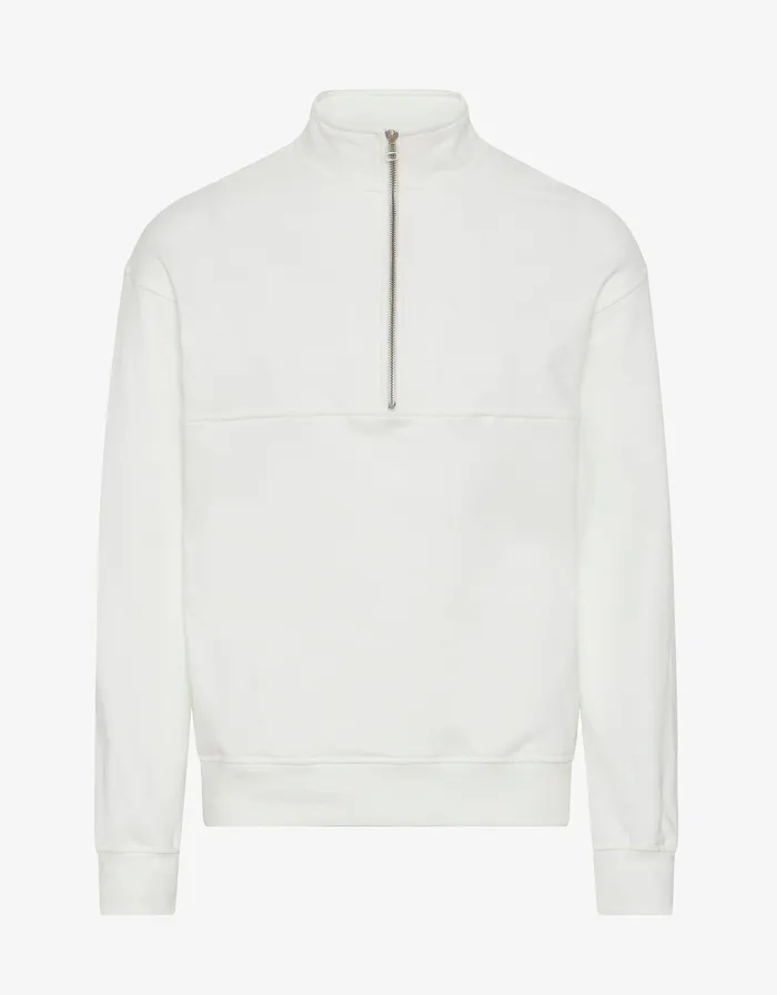 Quarter Zips Organic Quarter Zip 8211 Optical White Colorfulstandard Men